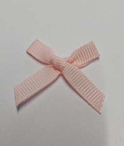 10 x PINK RIBBON BOWS 3cm