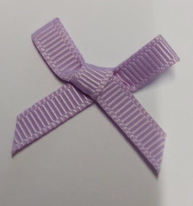 10 x LILAC BOWS 3cm