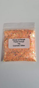 Cosmetic Glitter 10g Pastel Orange