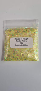 Cosmetic Glitter 10g Pastel Yellow