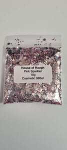 Cosmetic Glitter 10g Pink Sparkler