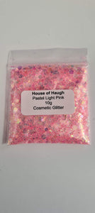 Cosmetic Glitter 10g Pastel Light Pink